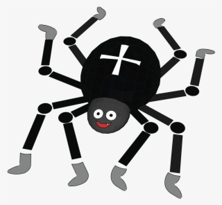 3d Spider With Cross - Tarantula #8109383