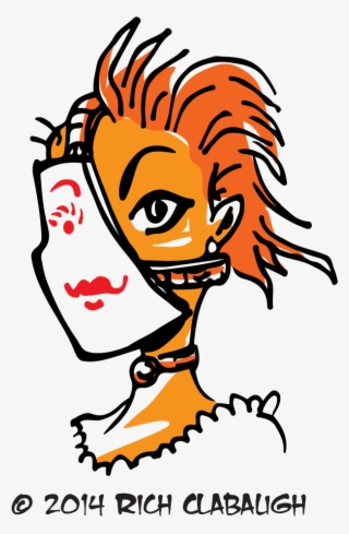 1009 Monster Face Madame Cs5 - Cartoon #8110448