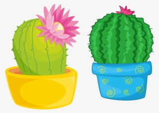 7 Cactus Illustration, Plant Drawing, Catus, Succulents, - Cactos Com Flores Desenho Png #8110753
