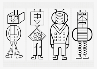 Monster Robots To Colour A4 Set - Robots To Colour #8110957