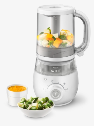 4 In 1 Healthy Baby Food Maker - Philips Avent Garintuvas Trintuvas #8111127
