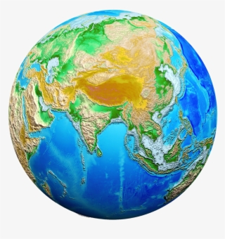 Earth Globe With White Background #8111133