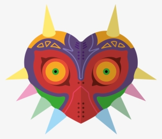 Illustration Of Majora's Mask From The Legend Of Zelda - Illustration #8111148