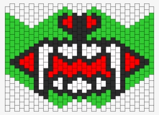 Green Monster Face Sub Zero Mask Bead Pattern - Bead #8111198