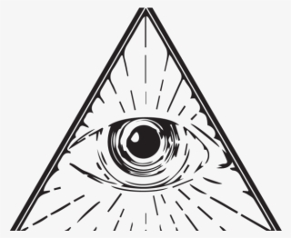 Drawn Illuminati Line Art - Illuminati Drawing #8111928