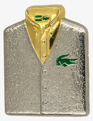 Lacoste Shirt Pin , Silver/gold - Emblem #8112035