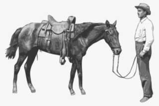 This Free Icons Png Design Of Man And His Horse #8112180