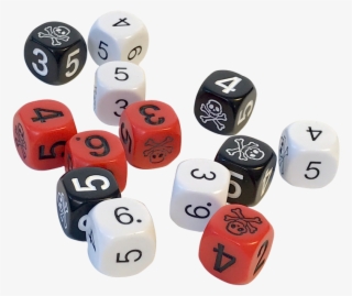 Black Transparent Dice Pair - Dice Game #8112375