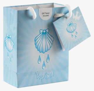 Blue Shell - Baptism - Gift Bag - Tote Bag #8112419