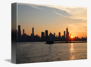 Chicago Skyline Sunset - Chicago #8113078