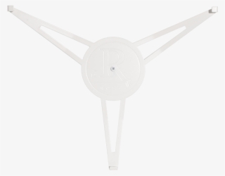 12″ Vinyl Records Wall Mount White - Circle #8113344