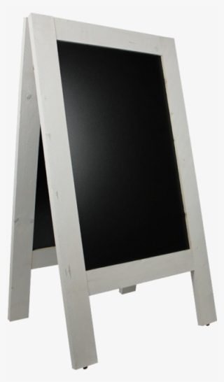 Pavement Board, Scaffolding Wood, 72x135cm, White - Blackboard #8113800