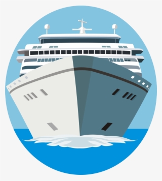 Cruise Ship Clipart Cargo Ship - Cruise Ship Front View Clipart #8115260
