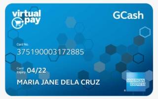 American Express Virtual Pay - Gcash Amex #8115464