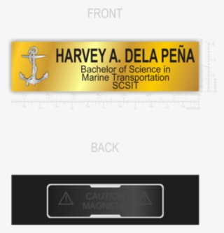 Bsmt-bachelor Of Science In Marine Transportation Nameplate - Display ...