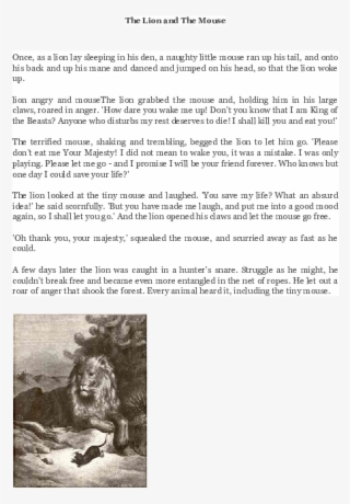 Lion And The Mouse #8116144