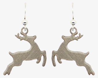 Stainless Reindeer - Earrings #8116309