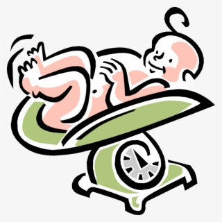 Vector Illustration Of 1950's Vintage Style Newborn - Low Birth Weight Clipart #8117714