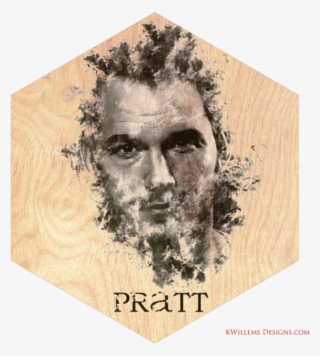 This Chris Pratt Premium Wood Art Print Is The Most - Visual Arts #8119523