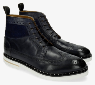 Ankle Boots Matthew 9 Hair On Navy - Work Boots #8119795