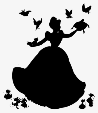 Cinderella Silhouette - Cinderella Png #8119976