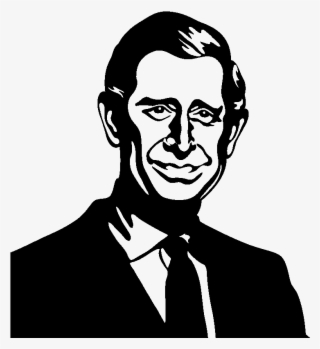 Sticker Portrait Prince Charles Ambiance Sticker Si - Prince Charles Silhouette #8120248
