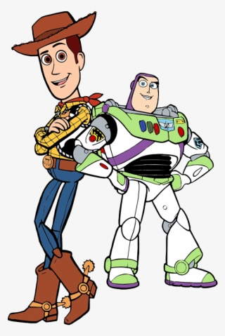 Woody, Buzz Posing - Cartoon #8120824 Woody, Buzz Posing - Cartoon #8120824
