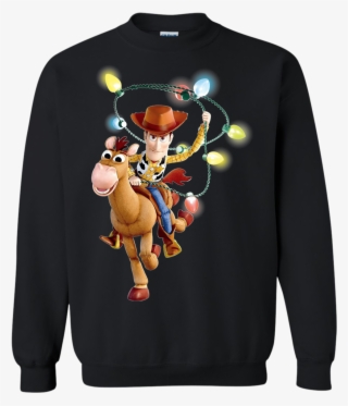 Disney Pixar Toy Story Woody Bullseye Decorating Christmas - Sweatshirt #8121247