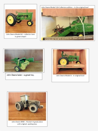 John Deere Tractor #8122186