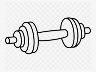 Dumbbells Clipart Drawing - Dumbbell #8122642