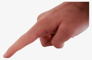 Finger Pointing Downward - Sign Language #8124428