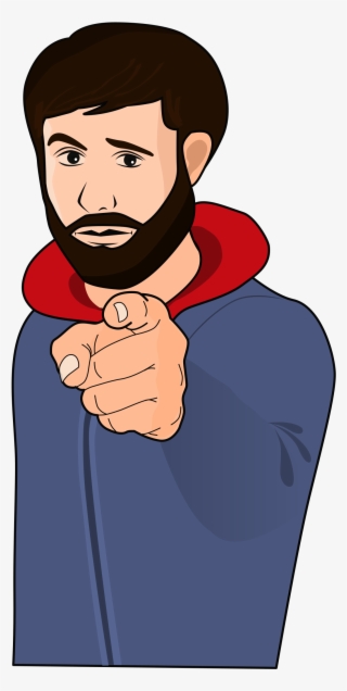 Finger Pointing At You Clip Art - Finger Pointing At You Png #8124548