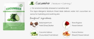 Everyday Veggie Slice Sheet Mask - Cucumber #8126187