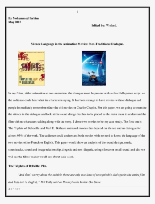 Docx - Triplettes De Belleville #8126705