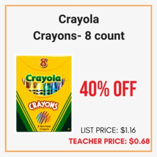 Arts & Crafts - Crayola Crayon Box #8126745