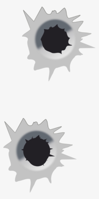 Bullethole Sticker - Bullet Holes Transparent #8127706