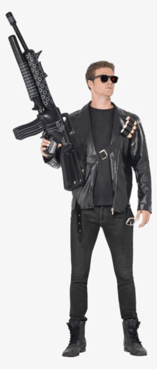 Adult Terminator Costume - 1980s Fancy Dress Mens #8128214
