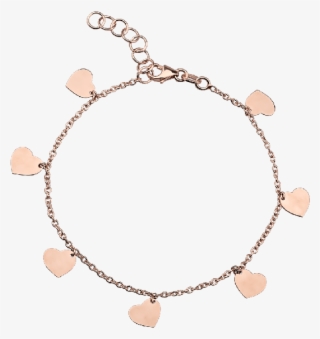 Bratara Cu Inimioare Din Aur Roz 14k Abgp01993 Teilor - Bracelet #8128690