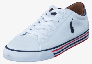 Polo Ralph Lauren Harvey Pure White / Newport Navy - Sneakers #8129860