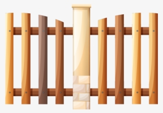 Ground Clipart Fence Farm - Wooden Barricade #8131878