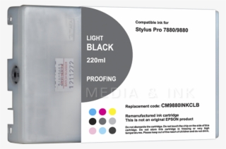 Colourmagic 220 Ml Light Black Ink Epson Pro 7880/9880 - Epson #8132576