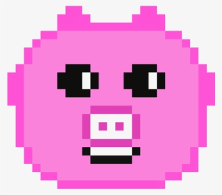 Cute Piggy - Angry Face Pixel Art #8132654
