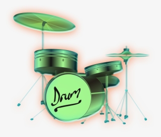 Glowing Musical Instrument Png - Drums #8133235