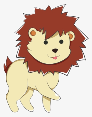 Click And Drag To Re-position The Image, If Desired - Small Lion In Cartoon #8133603