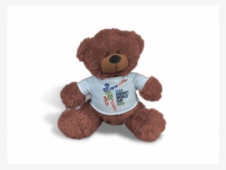 Cricket World Cup Icc 2015 Plush Brown Bear - Teddy Bear #8134120