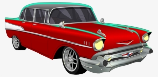 Chevrolet Bel Air Vector Png - 1957 Chevy Bel Air Clip Art #8134557