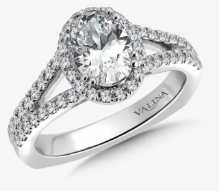 Valina Oval Shape Halo Mounting - Pre-engagement Ring #8134870