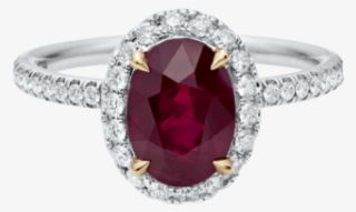 Main Navigation Section - Oval Shaped Ruby Ring #8134933
