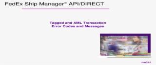 Why Am I Receiving The Error "unable To Create Fedex - Parallel #8136586