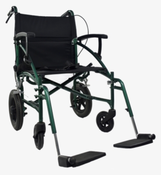 Aml Green Lightweight Transit Wheelchair - Wheelchair #8137474